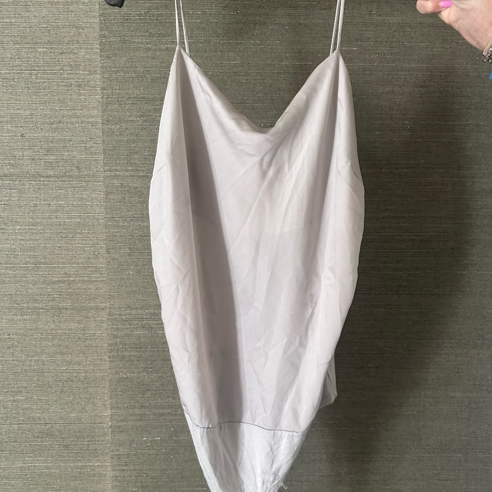 Elegant Grey Bodysuit